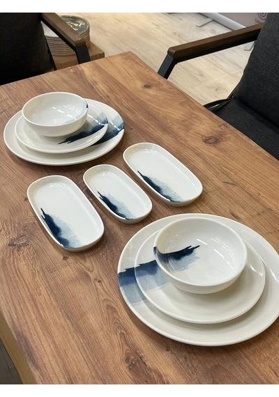 9 Parça Blue Wave Gourmet Yemek Takımı Çok Renkli