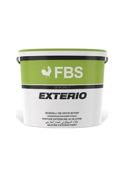 Fbs Exterio Silikonlu Dış Cephe Boyası 3.5 Kg Beyaz