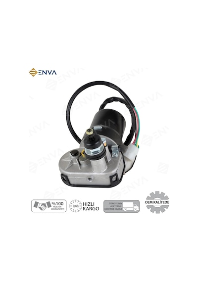 Traktör Cam Kabin Silgi / Silecek Motoru 12 Volt