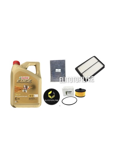 Nissan Qashqai Benzinli Filtre Set Castrol Edge 4 Litre Motor Yağ
