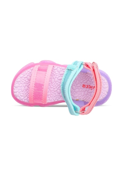 Vicco Flora Cırtlı Işıklı Kız Bebek Sandalet 321.24y.203 Pembe