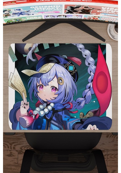 Qiqi Genshin Impact Anime Gacha V2 - 48x40 Xl Gaming Mouse Pad Fare Altlığı