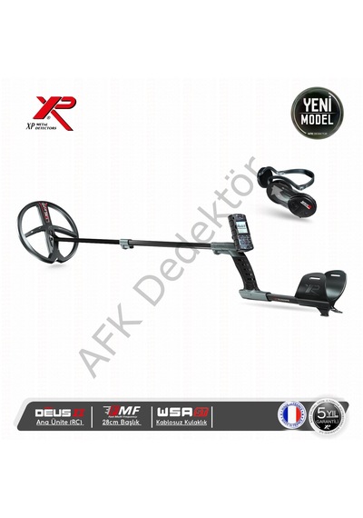 Xp Deus 2 Rc Metal Dedektörü 28 Cm Fmf Başlık + Wsa2 St Kablosuz Kulaklık Genel Kullanım
