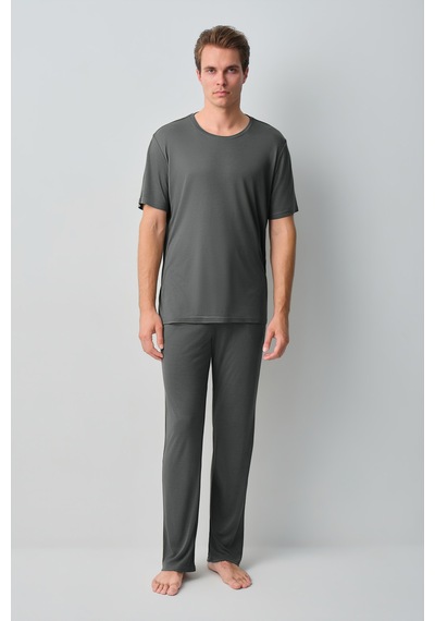 Suwen Ethan Erkek Modal Pijama Takımı Msh10510249055 Yeşil