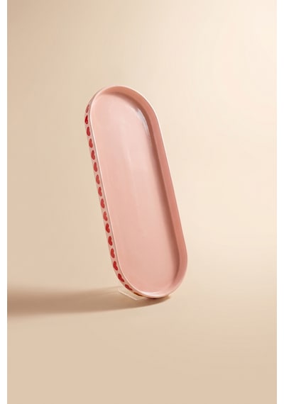 Karaca Sweetheart Kayık Tabak 12 Cm Pembe