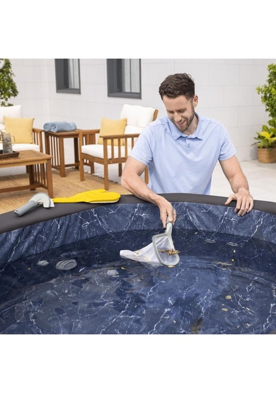 Bestway Temizlik Seti Lay Z Spa 3 Adet Ağ Temizleme Fırçası Ovma Eldiveni Çok Renkli