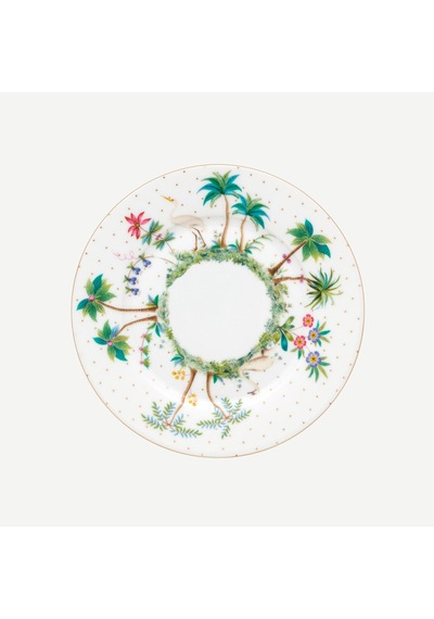Beyaz Porselen Pasta Tabağı 17 Cm