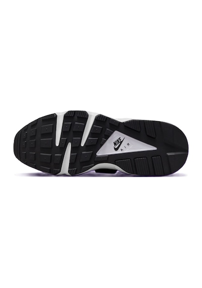 Nike Air Huarache Sneaker Unisex Gerçek Deri Tekstil Günlük Spor Ayakkabı Beyaz Mor Beyaz