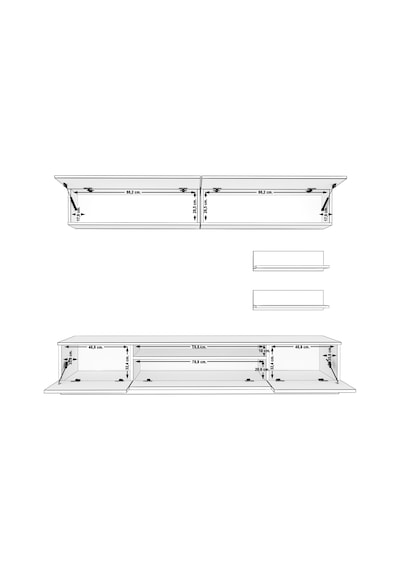 Decoraktiv Trendstyle 5 Mdf Tv Ünitesi Tv Sehpası Pera - Antrasit