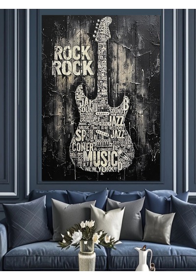 Ahşap Tablo Punk Rock Müzik Sözleri