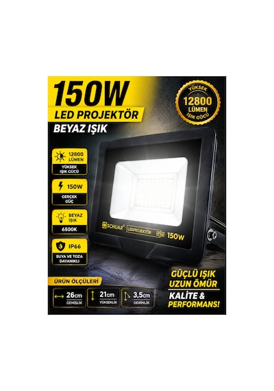 Gerçek 150w Led Projektör Beyaz Işık Ip65 Suya Dayanıklı Bahçe, Veranda, Depo Ve Otopark Aydınlatma,tasarruflu Lamba,düğün Lambası Gerçek 150w Led Projektör Beyaz Işık Ip65 Suya Dayanıklı Bahçe, Veranda, Depo Ve Otopark Aydınlatma,tasarruflu Lamba,düğün Lambası