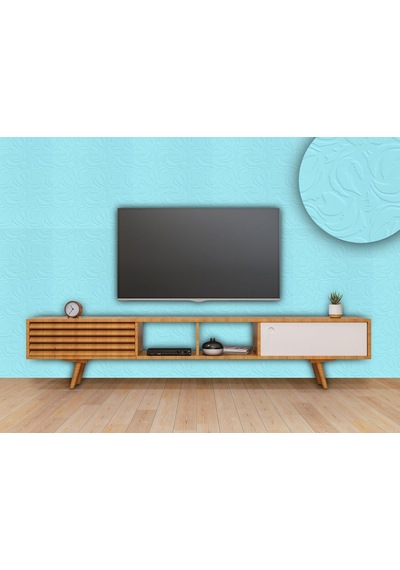 3d Duvar Paneli Boyanabilir Dekota 60x120 Cm/modern Desenli 7'li Paket-5 M²