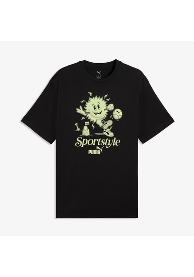 Puma Graphic Erkek Siyah T-shirt 691781