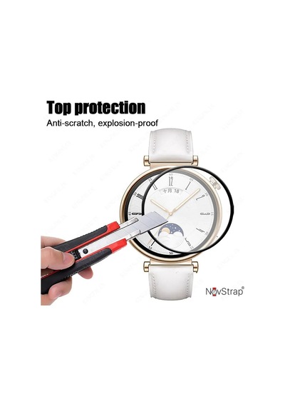 Huawei Watch Gt4 41mm İle Uyumlu Ekran Koruyucu Nano Esnek Cam Tam Kaplayan Ppm