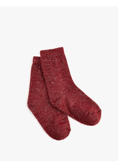 Koton Soket Çorap Bordo 6wak80885aa Bordo