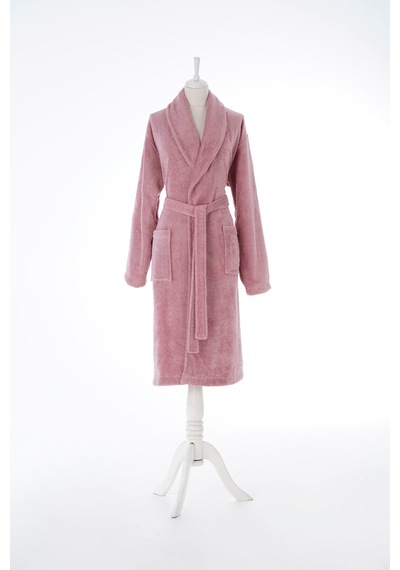 Özdilek Colourist Şal Yaka Bornoz Pembe L Pembe