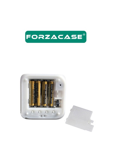 Forzacase Alarmlı Termometreli Renk Değiştiren Masa Saati - Fc094