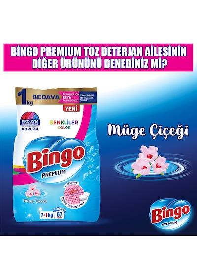 Bingo Matik Premium Beyazlar için 8 KG Beyaz Sabun Kokulu Toz Deterjan