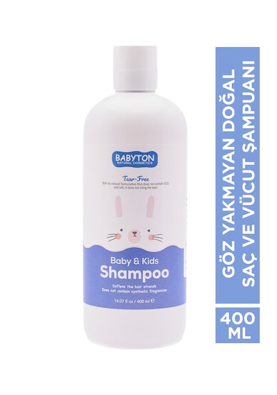 Babyton Göz Yakmayan Doğal Bebek Ve Çocuk Şampuanı 400 Ml