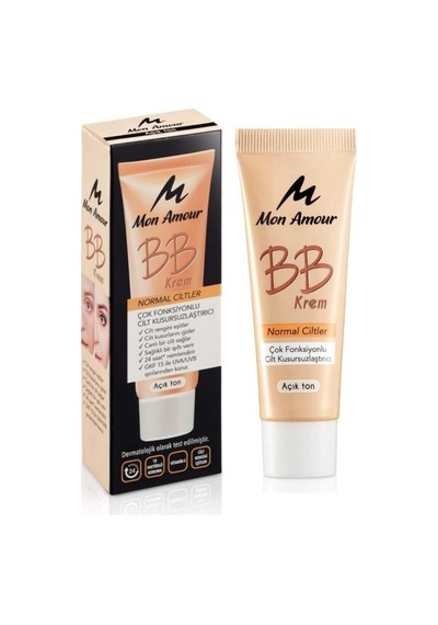 Mon Amour Açık Ton Çok Fonksiyonlu Bb Krem Normal Ciltler 18 Ml Çok Renkli