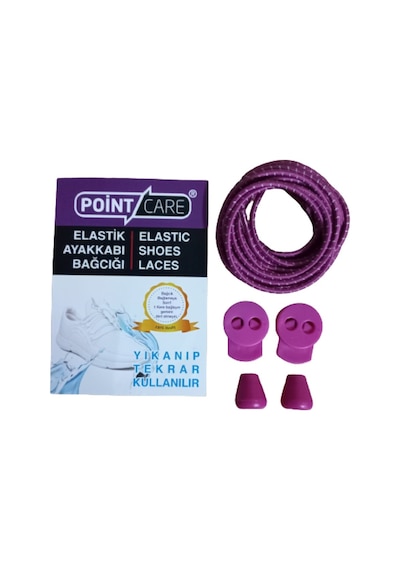 Point Care Akıllı Kilitli Elastik Ayakkabı Bağcık 100 Cm