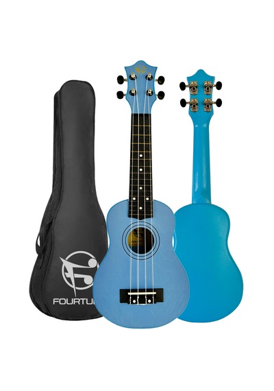 Fourtune Loki Sp-21bl Soprano Mavi Ukulele Seti Başlangıç Seviye Mavi