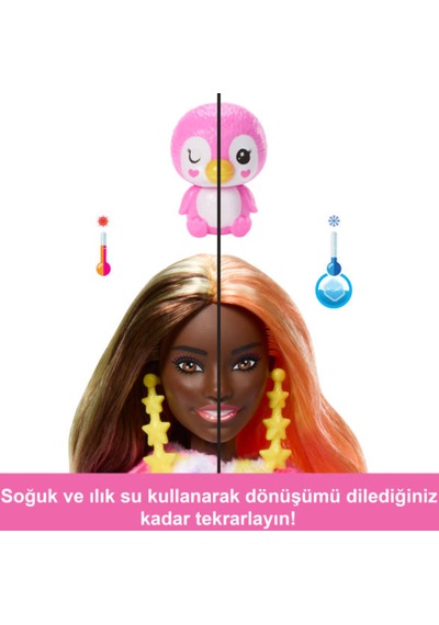 Barbie Cutie Reveal Color Dream Series - Penguin HRK40