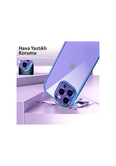 Apple Uyumlu iPhone 14 Pro Max Kılıf Power Silikon Lila\