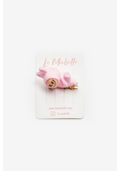 Pembe Oyuncak Figürlü Kız Çocuk Klips Toka Pembe