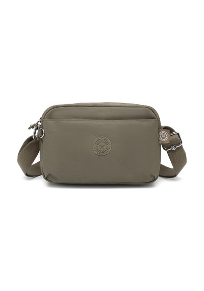 Smart Bags Günlük Küçük Boy Su Geçirmez Hafif Krınkıl Kumaş Kadın Omuz Çantası Açık Kahve Kahverengi