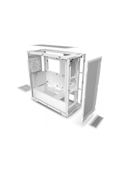 Nzxt H7 Flow CM-H71FW-01 ATX Mid Tower Bilgisayar Kasası Beyaz