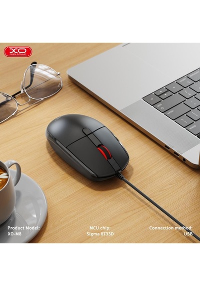 Hassas Optik Sensörlü Sessiz Ve Ergonomik Kablolu Mouse 2000 Dpı Ayarlanabilir Kablosuz