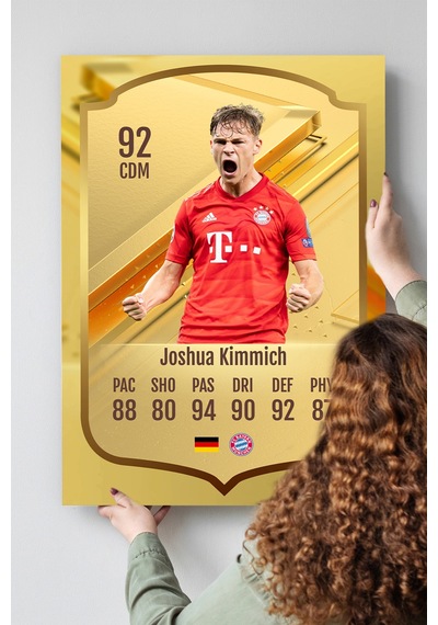 Futbolcu Fut Card Mdf Tablo Serisi Seti Çok Renkli - 713743296 Çok Renkli