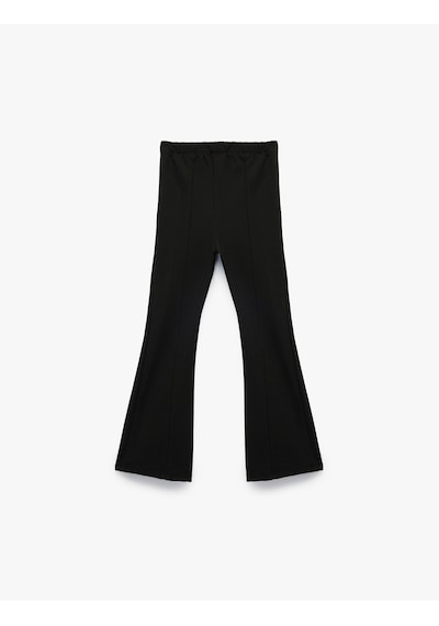 Koton Beli Lastikli Viskon Karışımlı Dar Kalıp İspanyol Paça Pantolon Siyah 6wkg40131ak Siyah Koton Beli Lastikli Viskon Karışımlı Dar Kalıp İspanyol Paça Pantolon Siyah 6wkg40131ak Siyah