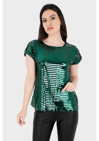 Armani Exchange Bayan Bluz 6Zyh16 Ynfnz 1833-Yeşil Armani Exchange Bayan Bluz 6Zyh16 Ynfnz 1833-Yeşil