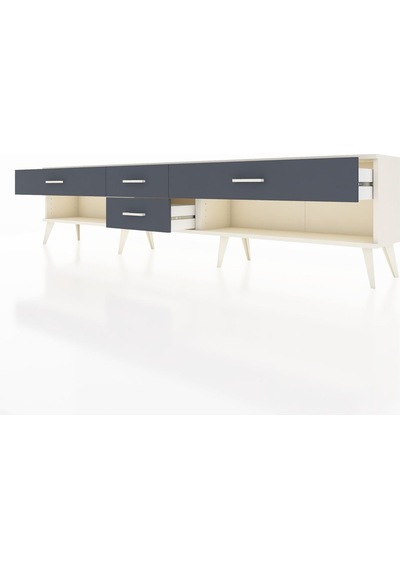 Arges Tv Ünitesi 4 Çekmeceli 220x30x51 Aytaşı-antrasit Antrasıt/antrasıt - Aytası Arges Tv Ünitesi 4 Çekmeceli 220x30x51 Aytaşı-antrasit Antrasıt/antrasıt - Aytası