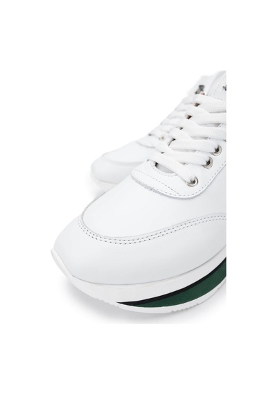 Tamer Tanca Kadın Hakiki Deri Beyaz Sneakers & Spor Ayakkabı 923 1200 Bn Ayk Y25 Beyaz Dr Beyaz