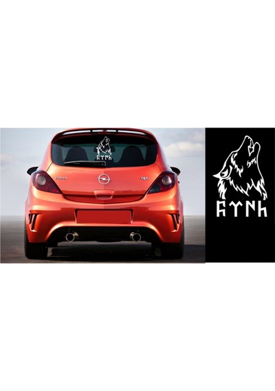 Göktürk Kurt Yazısı Ve Sticker Yapıştırması