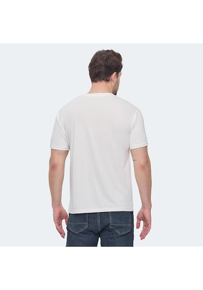 Slazenger KRATER Erkek  Ekru Tişört