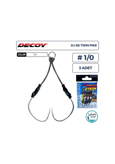 Decoy Dj-88 Twin Pike Çiftli Asist İğnesi 1/0 3 Adet