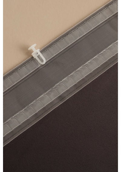 Kaşmir Home Harper Star Blackout Koyu Gri Perde 150x270 Cm Koyu Gri
