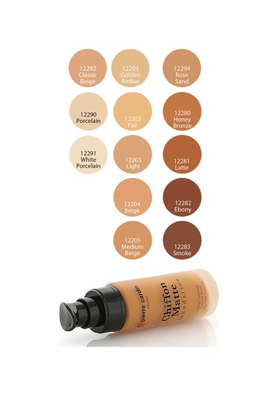 Pierre Cardin Chiffon Touch Mat Görünüm Veren Fondöten 12293 Golden Amber
