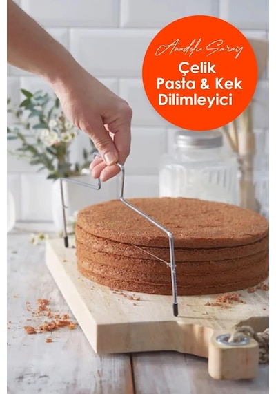 Tinky Winky Pandispanya Kek Pasta Kesme Testeresi /kek Ve Pasta Kesme Ve Dilimleme Aparatı Teli Winky1516 Diğer