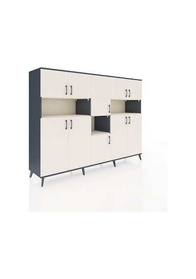 Hyperion Dolap 14 Raflı 10 Kapaklı 220x44x163 Antrasit-aytaşı Antrasit-aytaşı Hyperion Dolap 14 Raflı 10 Kapaklı 220x44x163 Antrasit-aytaşı Antrasit-aytaşı