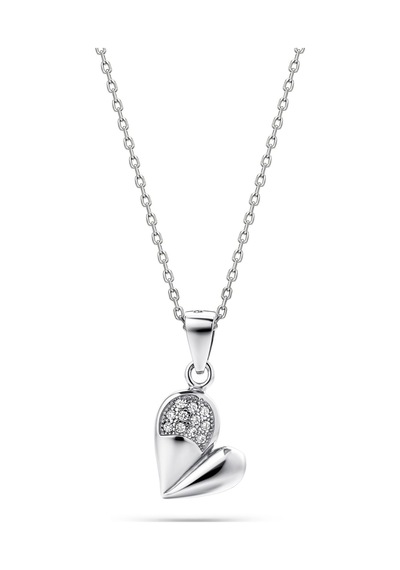 Servi 925 Ayar Gümüş Pure Heart Kolye-14