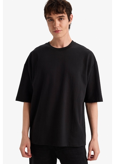 Defacto Nefes Alabilen Loose Fit Tişört F8674ax26spbk81 Siyah-bk81