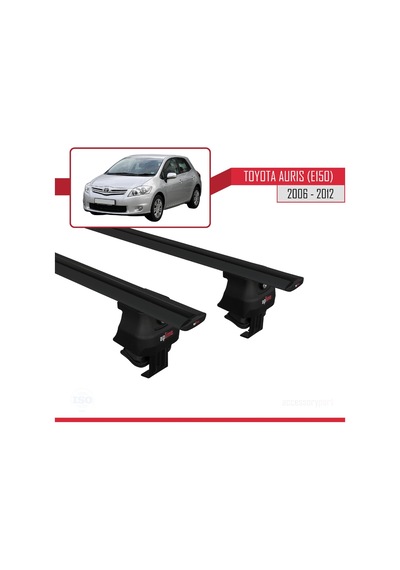 Toyota Auris / Corolla E150 2006-2012 Arası İle Uyumlu Ace-4 Ara Atkı Tavan Barı Siyah