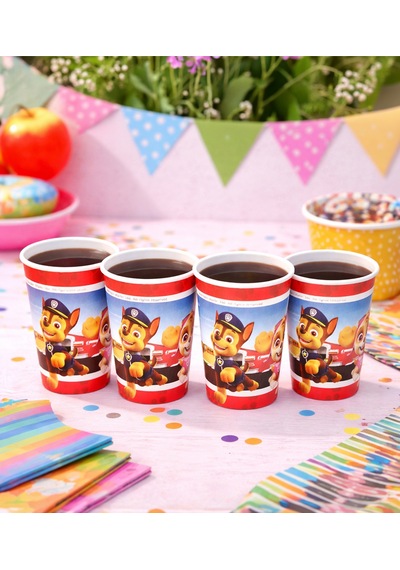 Paw Patrol Chase Temalı Karton Bardak - Doğum Günü Parti Malzemeleri 10 Adet Diğer