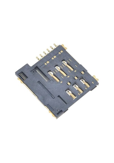 Micro Sim Kart Soket 6 Pin Self Push Holder Gsm Apple Iphone 4 Uyumlu