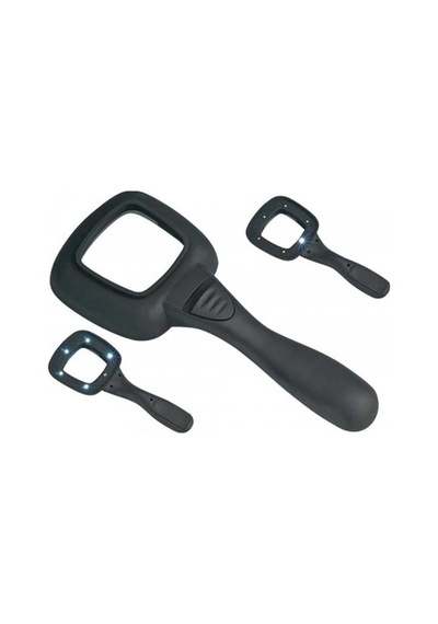 6 Ledli Ve Mor Işıklı Büyüteç 60mm -